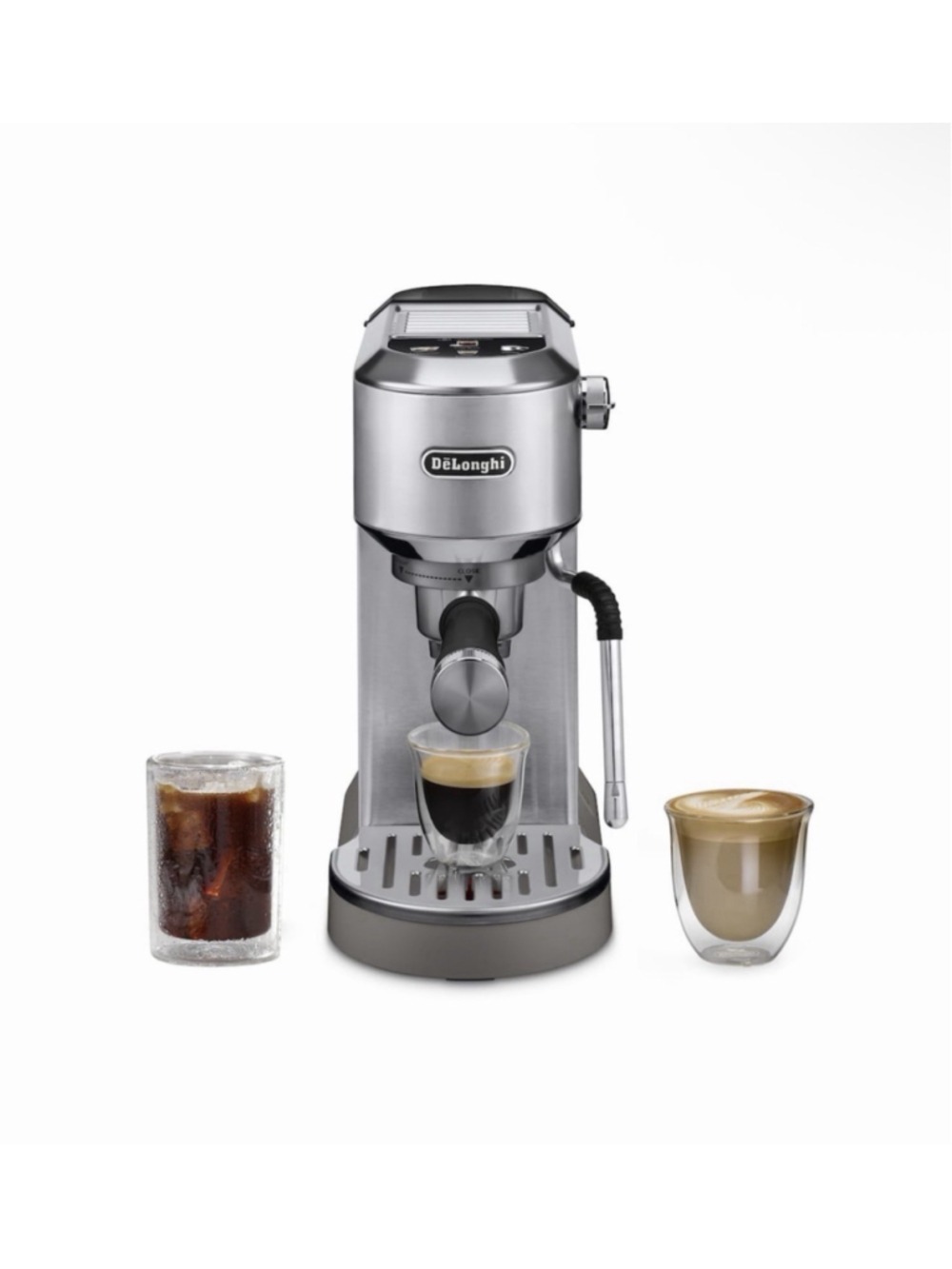 New, DeLonghi Dedica Duo EC890M Espresso, Cappuccino, & Cold Brew Machine